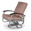Chaise de patio pivotante avec coussin Askar-19643657-19643670-19643686