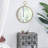 Circle Wall Mirror with Gold Iron Frame-821700145