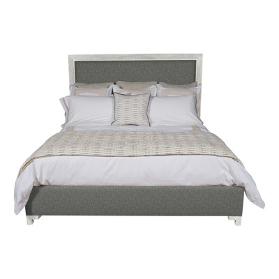 Louise/Lawrence King Upholstered Low Profile Panel Bed