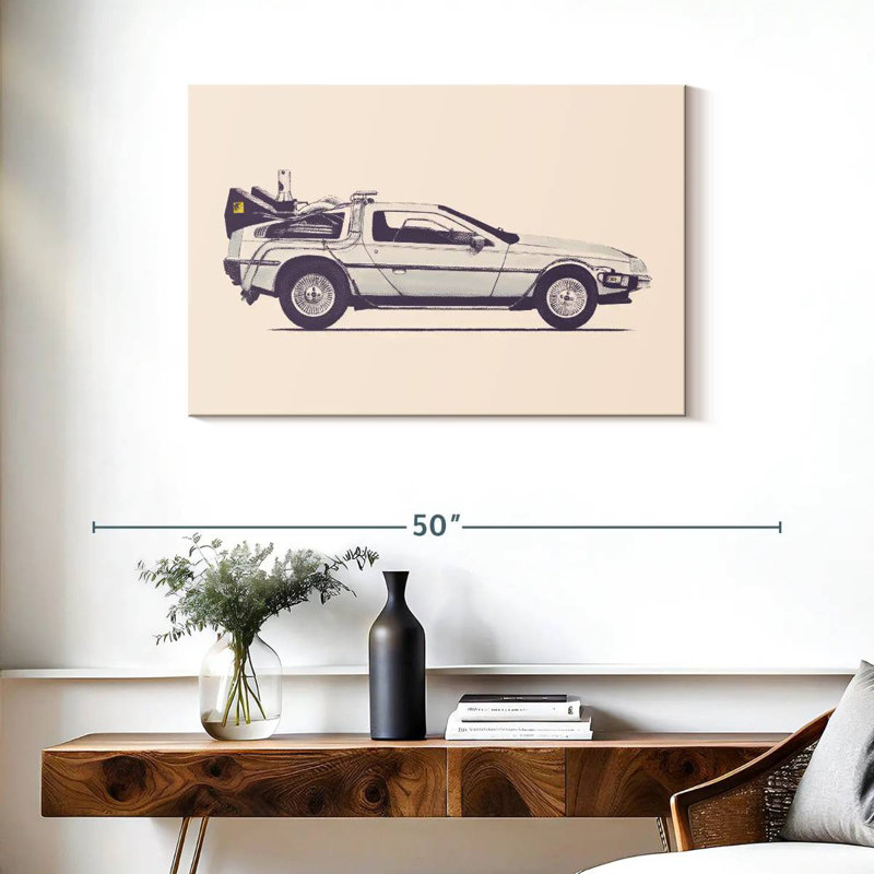 Meor Delorean, H 24 po x l 36 po
