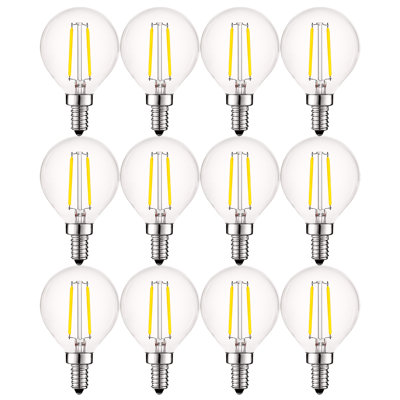 4 W G16.5 E12/Candelabra Dimmable LED Bulb