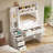 Makeup Vanity With Led Lighted Mirror