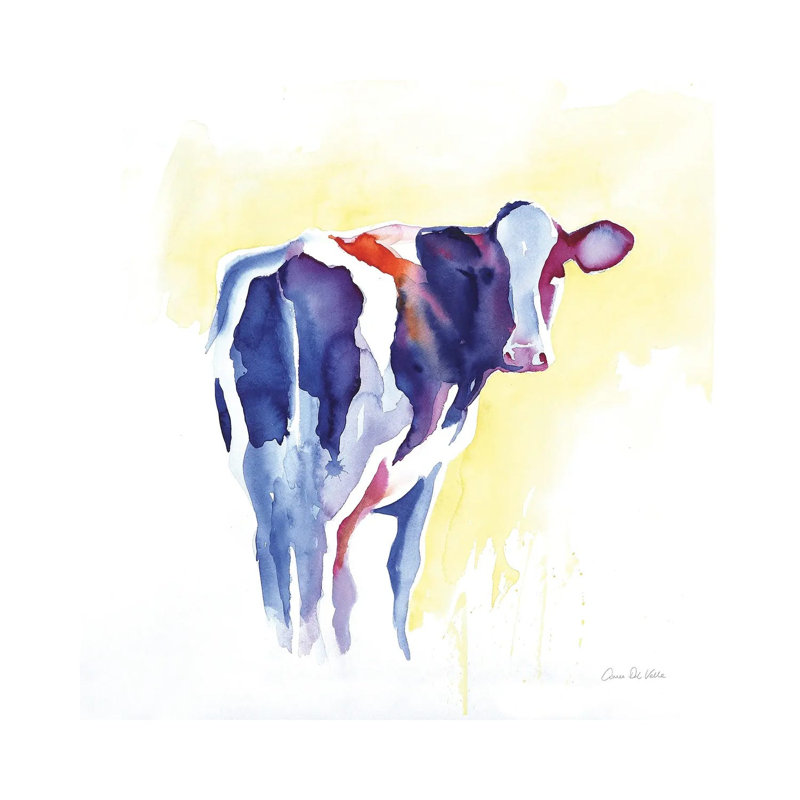 Holstein I by Aimee Del Valle - Wrapped Canvas Print, 30.48 cm H x 30.48 cm W
