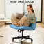 Chaise de travail pivotante en tissu Caelie-105049650