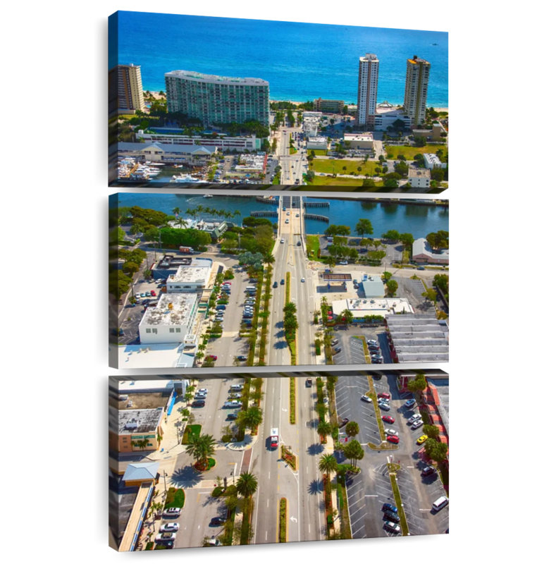 Pompano Beach Florida, 74" H x 48" W
