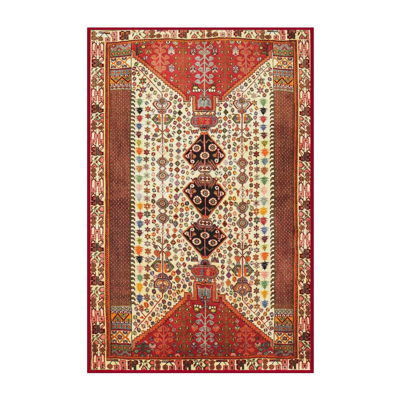 Hendy Oriental Indoor Rug, Rectangle 6' x 9'
