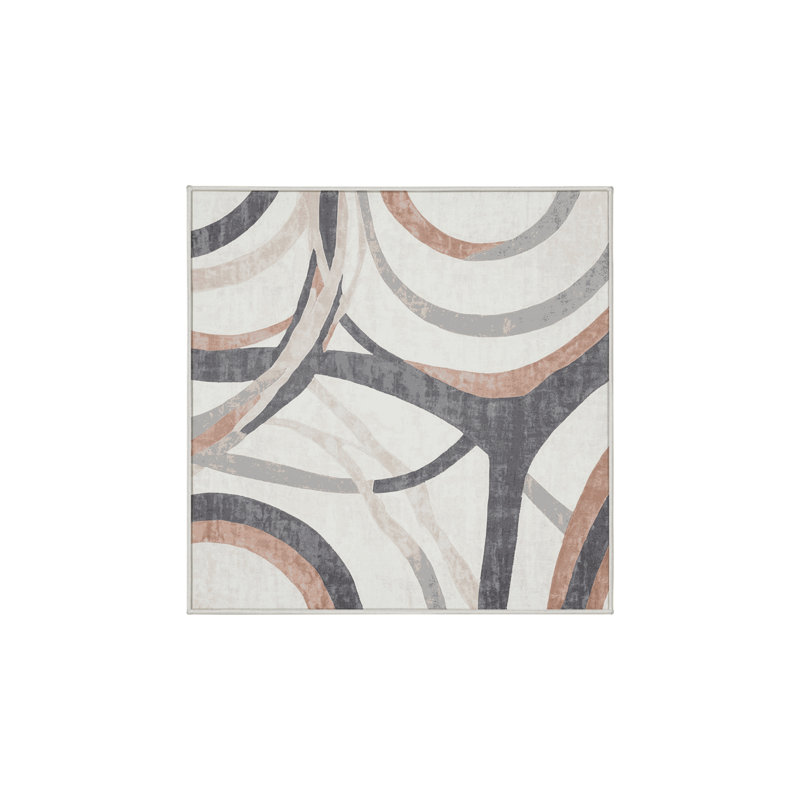 Tapis blanc soyeux et moelleux, Rectangle 7 pi x 10 pi