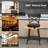 Mannan Swivel Solid Wood Counter Stool-2038692148