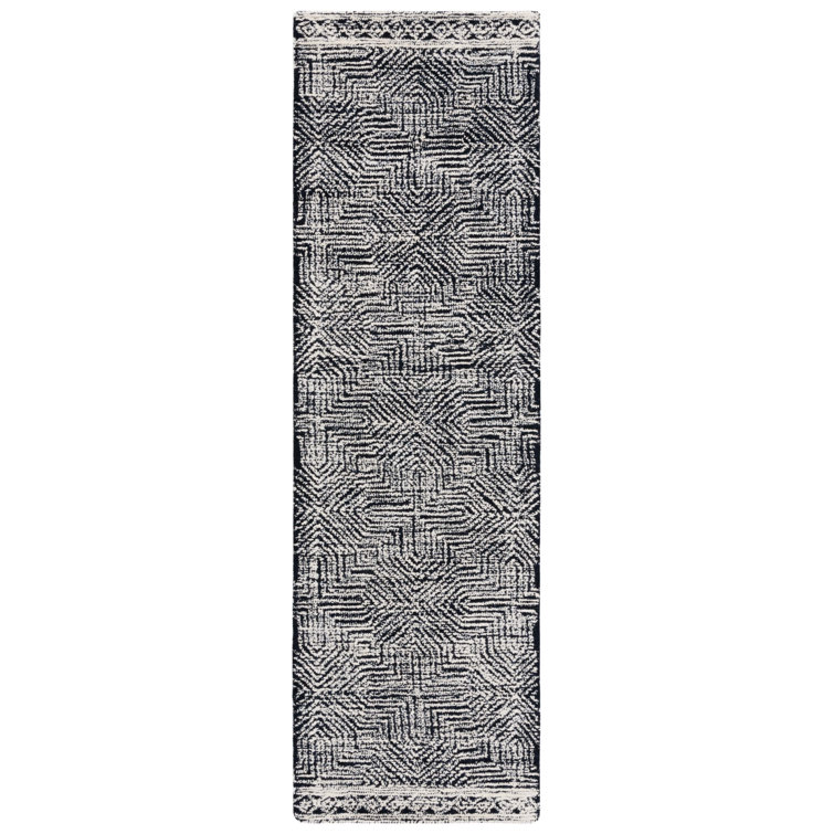 George Oliver Friedi Hand Tufted Geometric Rug & Reviews | Wayfair