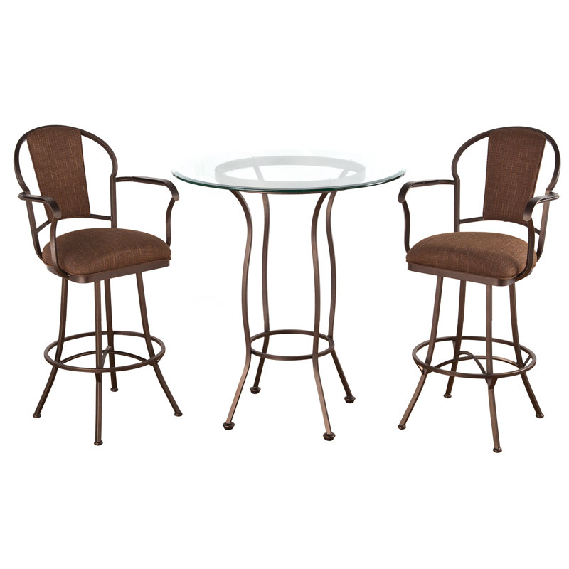 Tabouret de bar et de comptoir Allendale, Noir mat, Orge de Bacova, Tabouret de comptoir (assise de 26 po de hauteur)