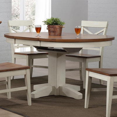 Calderon Extendable Acacia Solid Wood Dining Table