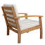Chaise de patio avec coussins Hariklia