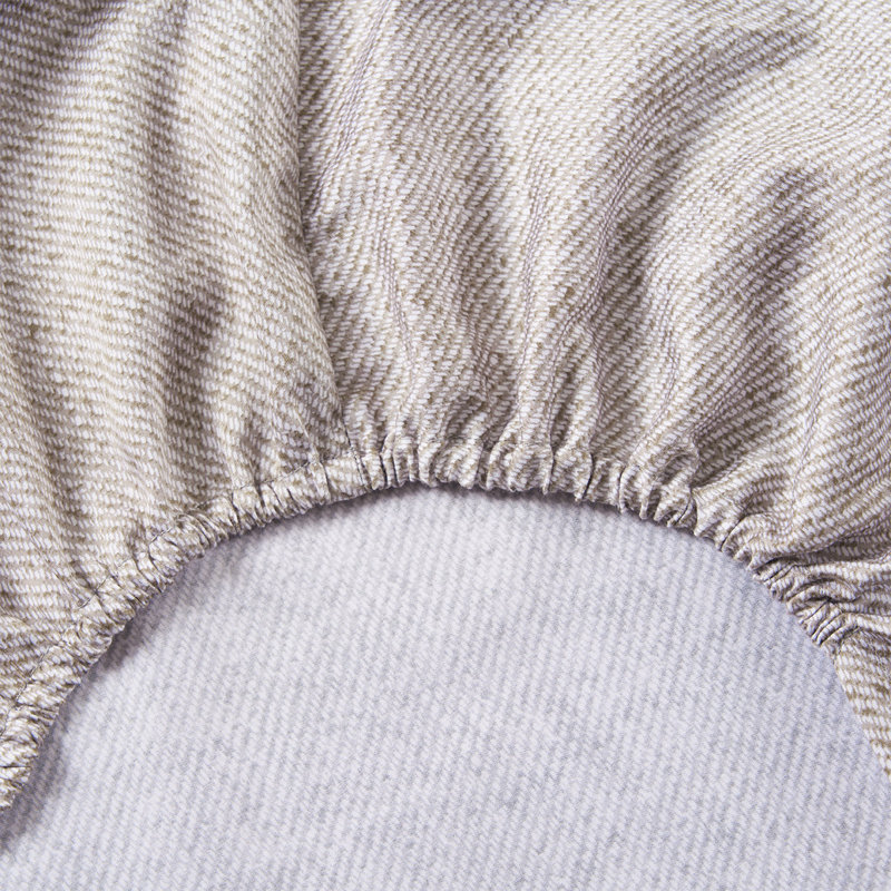 Carlow 100% Cotton Standard Striped Flat Sheet, King Flat Sheet