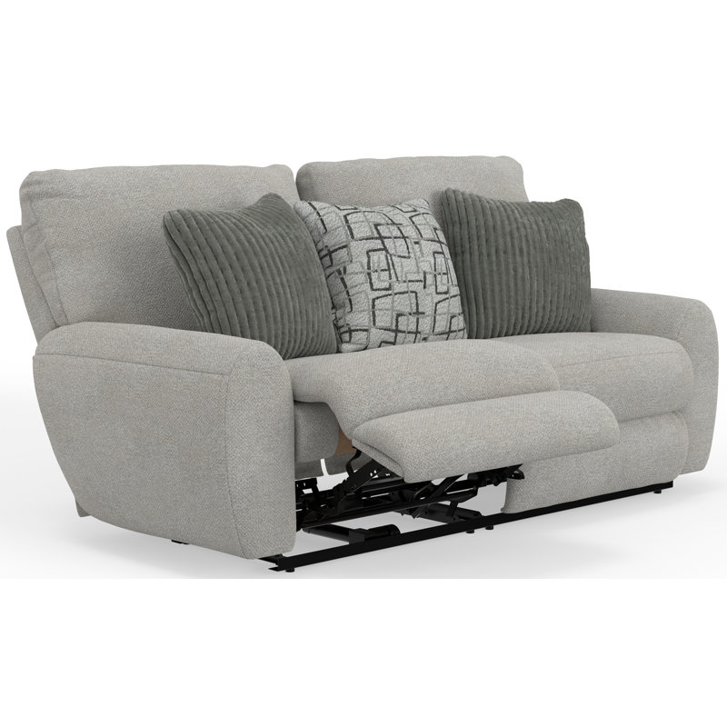 Causeuse inclinable électrique Beyla, Chenille crème