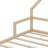 Wood Floor Bed with House-shaped Headboard-831418970-831418971