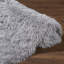 Tapis gris clair touffeté à la main Petrey-503365994