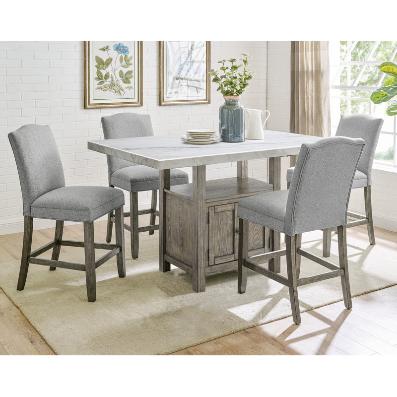 Hallowell Upholstered Counter Stool