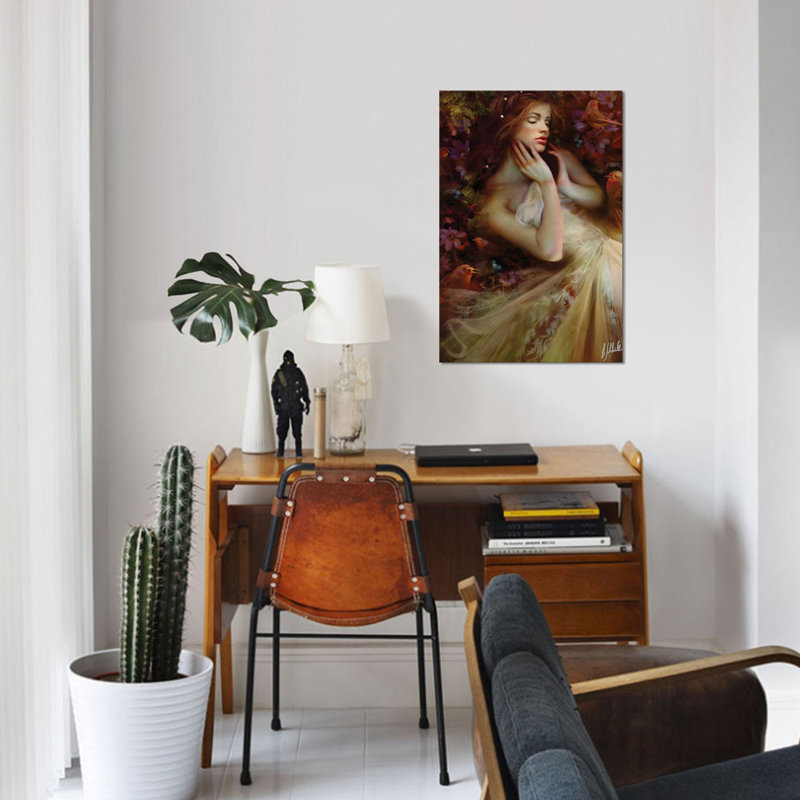 « nagual », impression sur toile, H 26 po x l 18 po x P 1,5 po, Toile tendue