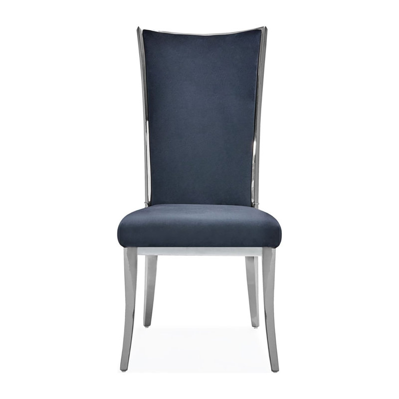 Fauteuil d'appoint en velours, Argent, Noir