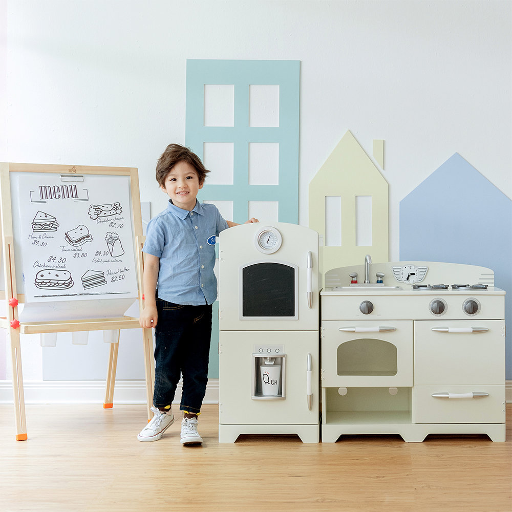 Teamson Kids Little Chef Fairfield Play Kitchen, White