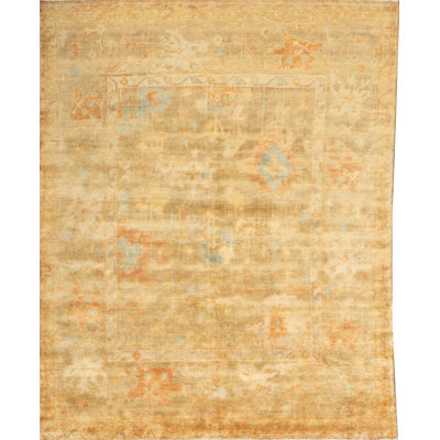 Demirji Oushak Wool Oriental Indoor Rug