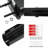 Universal 30" Black Straight Spring Loaded Mud Flap Hanger