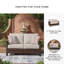 Causeuse d'extérieur avec coussin Drakes Beach