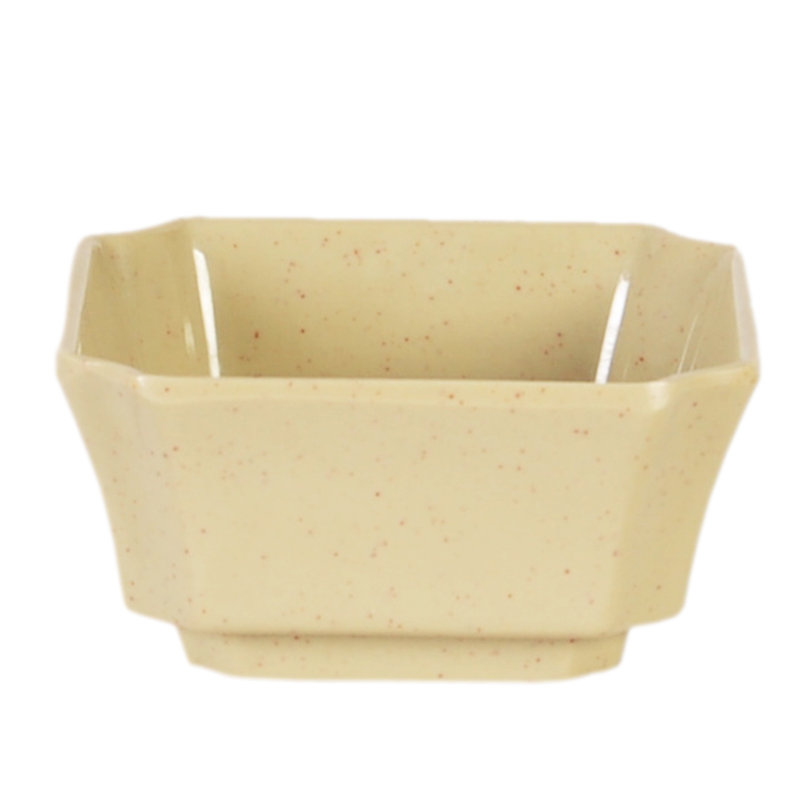 Wei 4 oz. Bol carré en mélamine