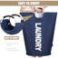 Grand panier à linge 90L, sac à linge pliable, grand panier à linge autoportant, panier à linge pliable (bleu foncé)