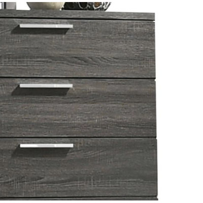 Mansoureh Wooden Chest with 5 Drawers & Sled Base