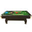 Table de billard avec feutre professionnel, retour de balle automatique et accessoires de billard complet-700914688-700914690
