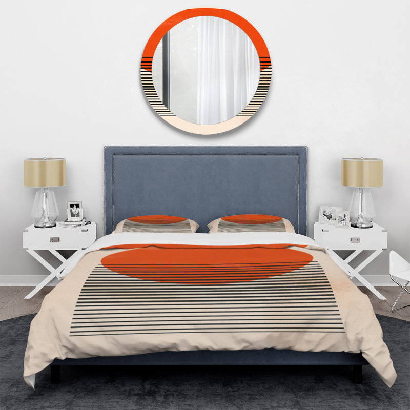 Ensemble de housse de couette en microfibre / polyester Minimal, Housse de couette pour très grand lit et 2 très