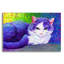 "Chat tuxedo mauve" par Rebecca Wang Art-273662194
