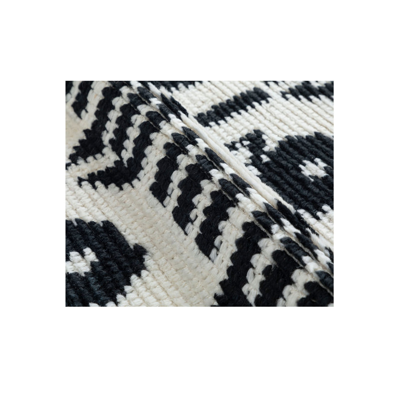 Posy Hand Woven Wool Floral Area Rug, Rectangle 9' x 12'
