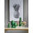 9” Green Ceramic Artichoke Sculpture, Decorative Pedestal Statue for Mantel, Tabletop, Sideboard, or Centerpiece -37042526