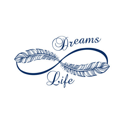 Décalcomanie murale « infinity life rêves » Donnie