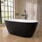 59'' x 29.5'' Freestanding Soaking Acrylic Bathtub Stand Alone Tub-92300964