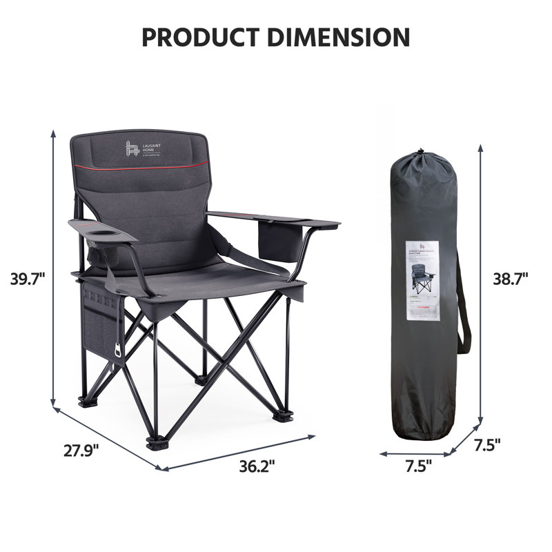 Chaise pliante portative de camping srihaan pour l'extérieur, 2