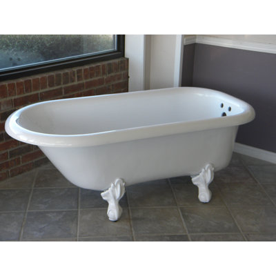 Monarch 66" x 30" Clawfoot Soaking Bathtub
