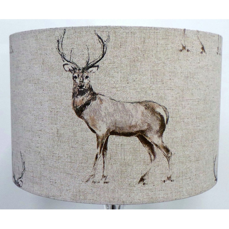 Cotton Drum Pendant Shade ( Screw On ), 25cm H x 20.32cm W x 40cm D