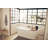 Aspirations 68'' x 34'' Freestanding Soaking Vitreous China Bathtub