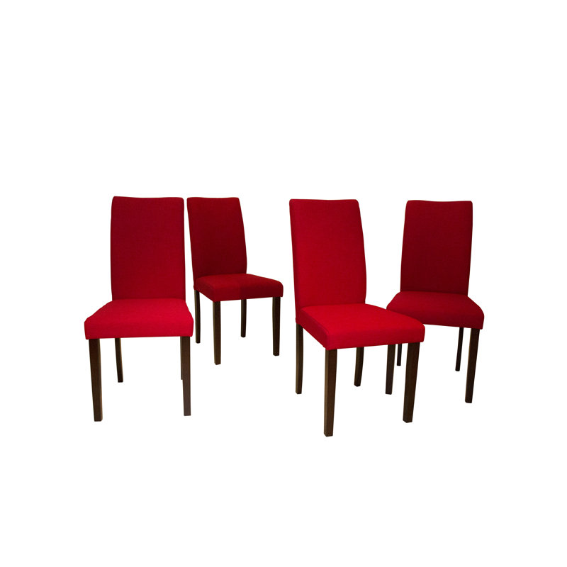 18'' H Dining Chair, Red