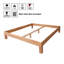 Kalida Jana Solid Wood Bed in Beech-38961270