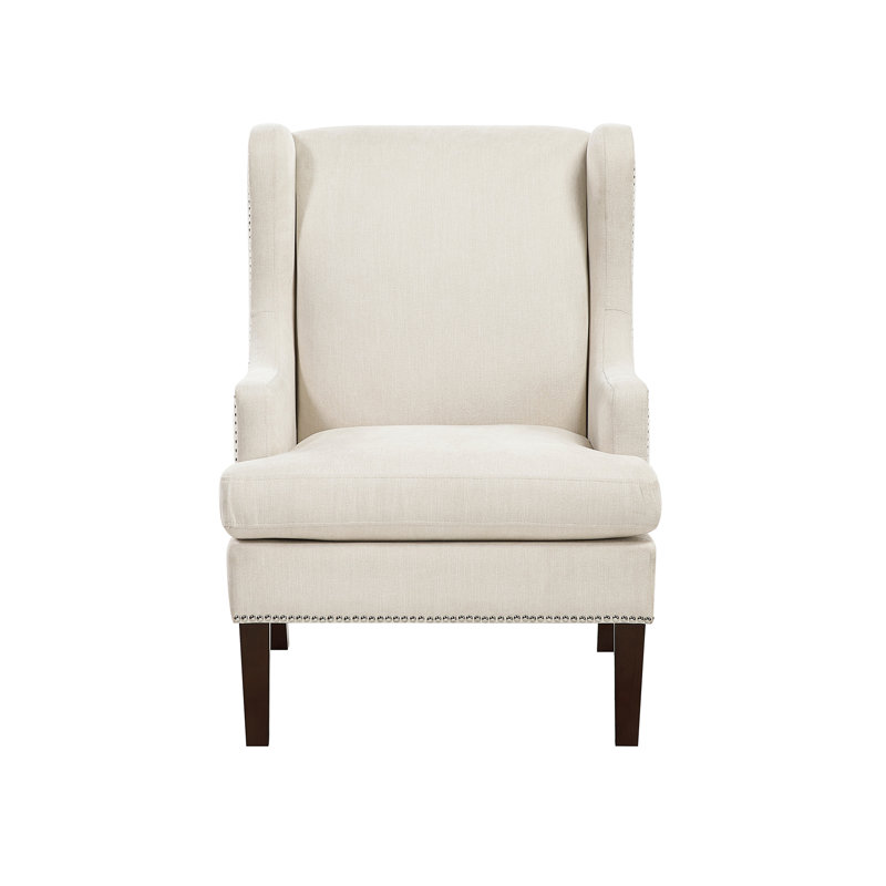 Mobilier de salon avec garniture cloutée 1pc, Beige