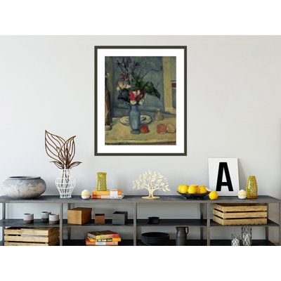 «The Blue Vase» par Paul Cézanne, impression giclée sur cadre