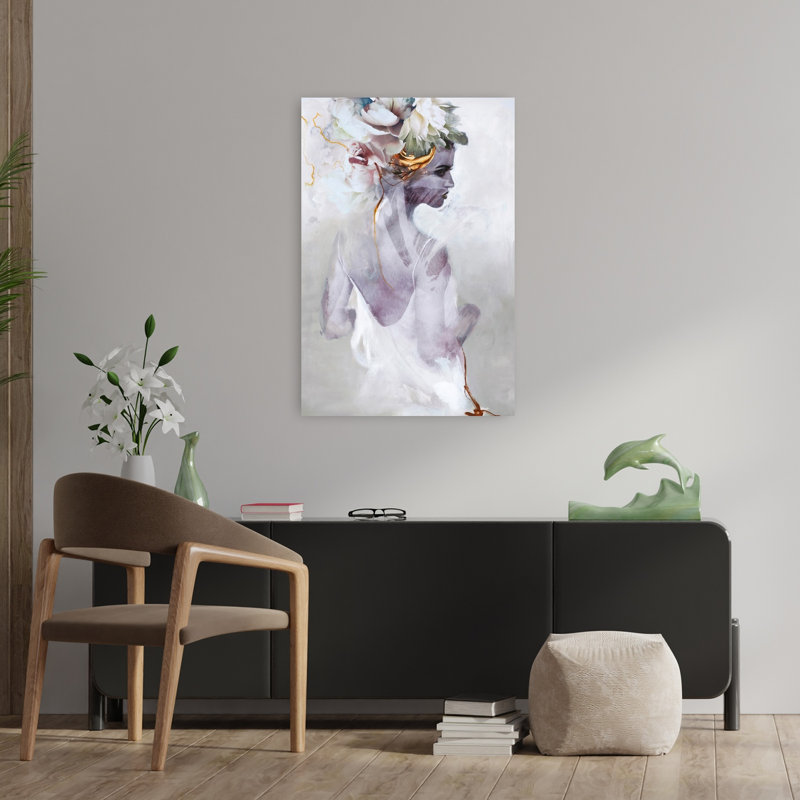 Art contemporain abstrait, Soft Couture, H 36 po x l 24 po