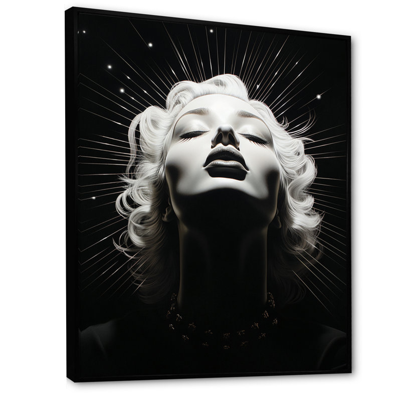 Spiritual Insight VI sur impression sur toile, H 40 po x l 30 po x P 1,5 po, Cadre flottant noir
