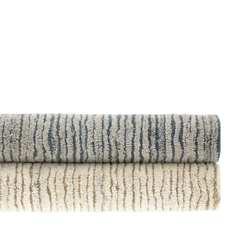 Malone Everglade Hand Tufted Wool Rug, Rectangle 3' x 5', Everglade