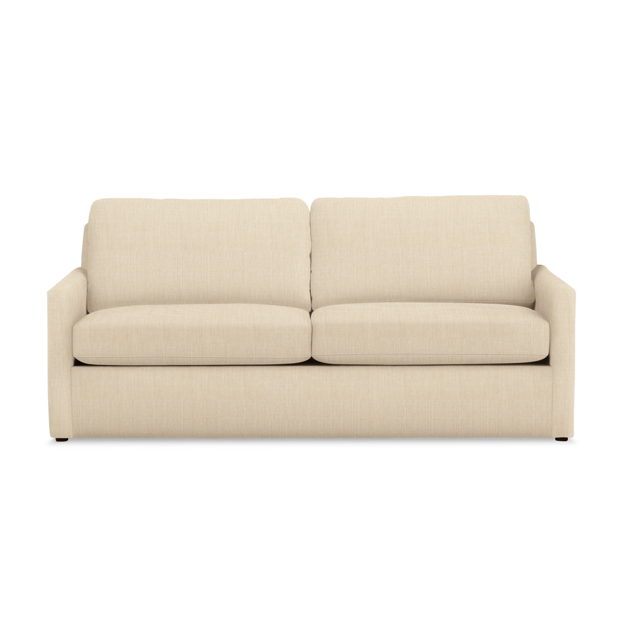 Savannah 85'' Upholstered Sofa, Canvas Flax Sunbrella® Canvas