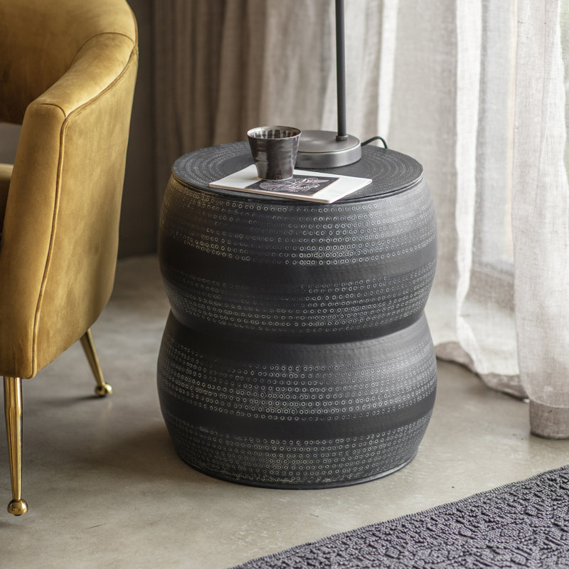 Harrelson Drum End Table